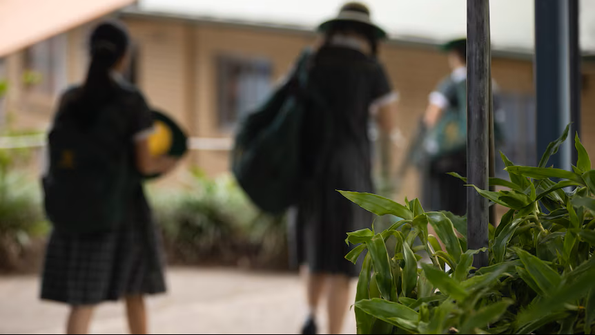 Image of School Students after school